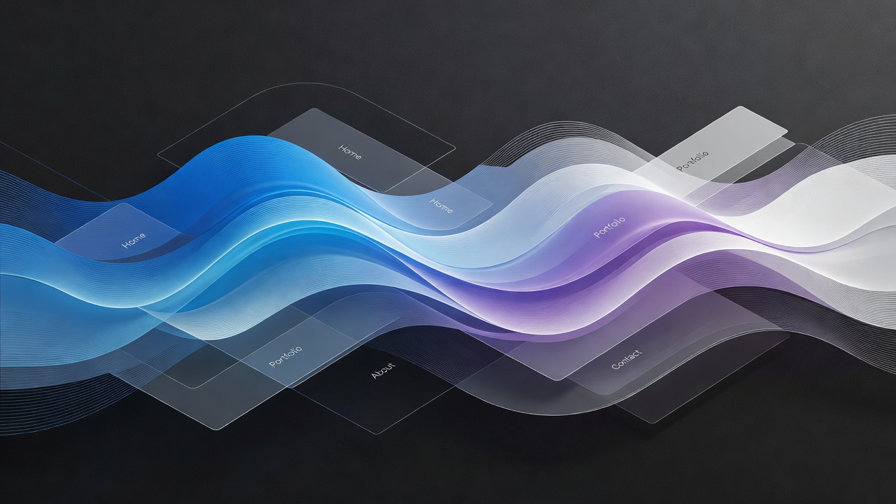 Flowing gradient mesh